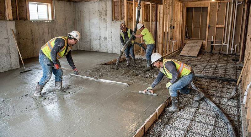 Basement Slab Installation in Greenville, SC