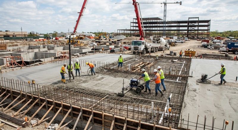 Commercial Slab Construction in Clarksville, TN