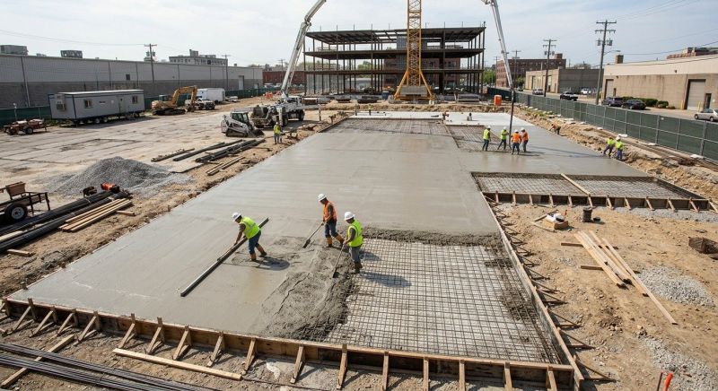 Commercial Slab Construction in Staten Island, NY