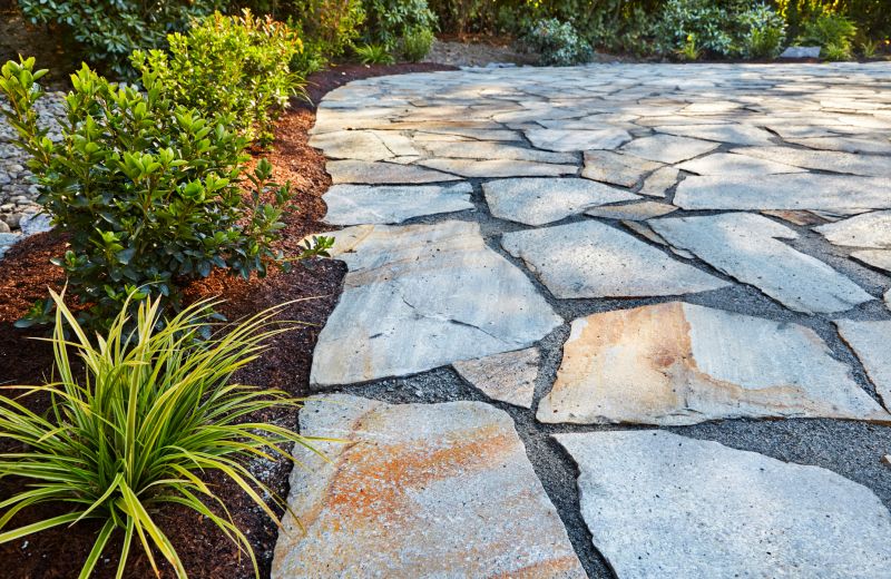 Completed Flagstone Pathway