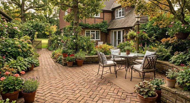 Patio Brick Installation in Framingham, MA